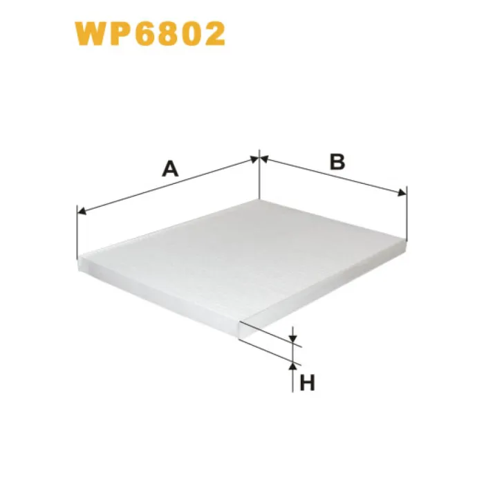 Фільтр салона Opel Omega B; Vauxhall Omega B Wix Filters (WP6802)