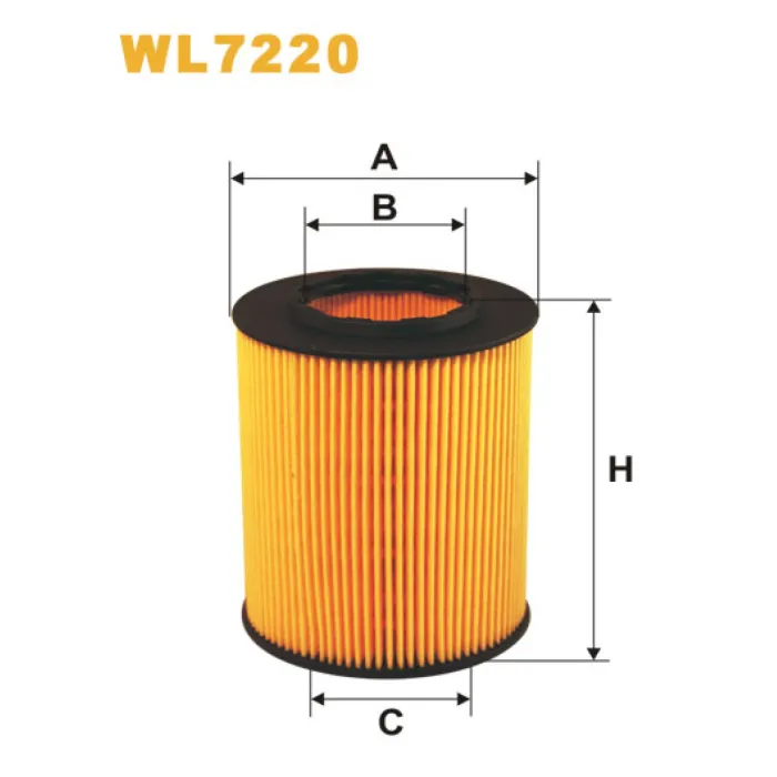 Фільтр оливи BMW Serie 3 (E36), Serie 3 (E46), Serie 5 (E39), Serie 5 (E60/E61), Serie Wix Filters (WL7220)