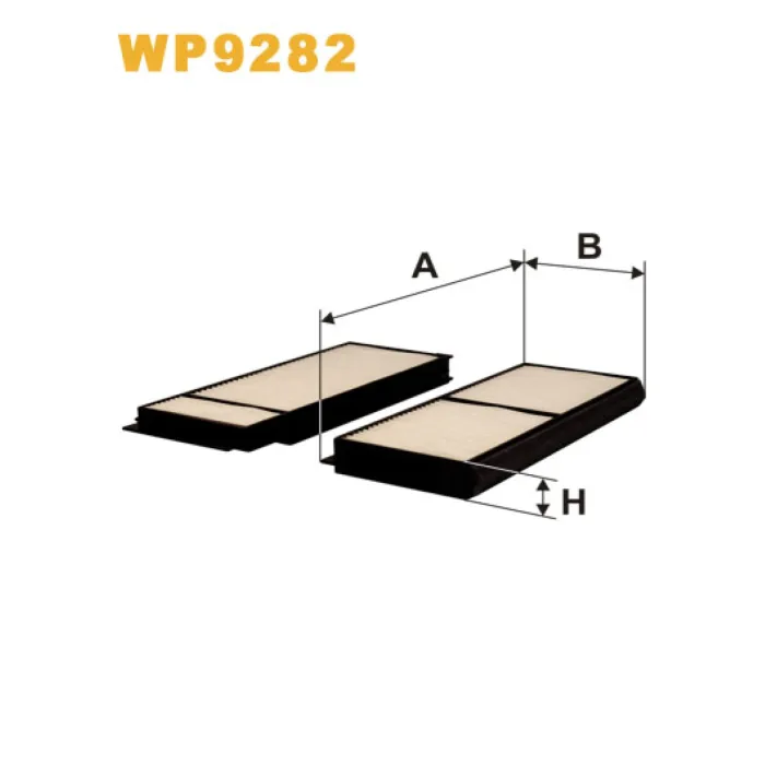 Фільтр салона Mazda 3 (BK), 5, 5 (CW) Wix Filters (WP9282)