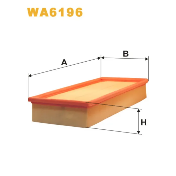 Фільтр повітря BMW Serie 5 (E34) Wix Filters (WA6196)