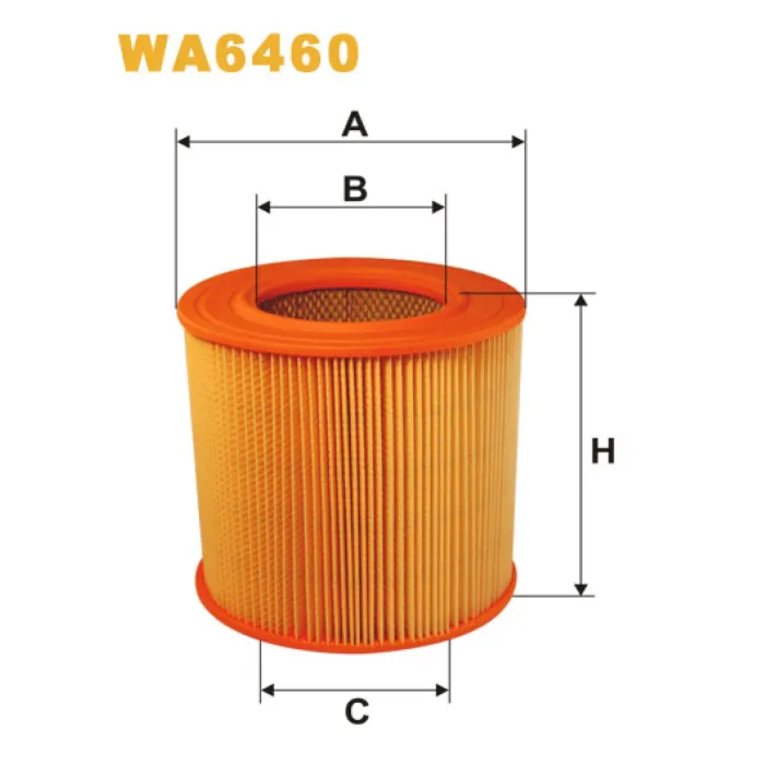 Фільтр повітря Mazda 626 (82-87) (GC) Wix Filters (WA6460)