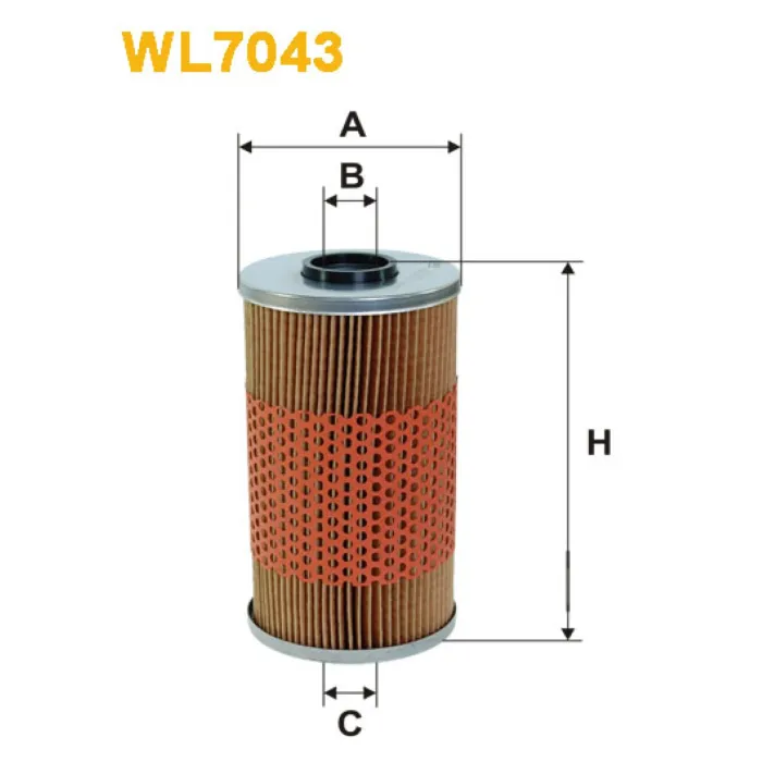 Фільтр оливи BMW Serie 3 (E36), Serie 5 (E34); Landrover Range Rover II; Opel Omega B; Wix Filters (WL7043)