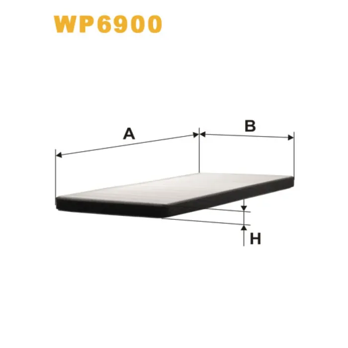 Фільтр салона BMW Serie 5 (E34), Serie 7 (E32) Wix Filters (WP6900)