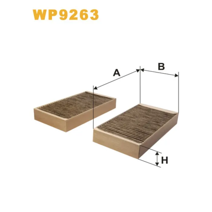 Фільтр салона Mercedes GL (X164), M (W164), R (W251) Wix Filters (WP9263)