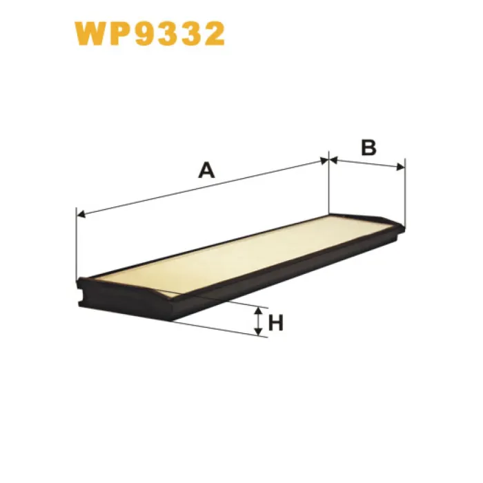 Фільтр салона Mercedes E (W/R/C/S124) Wix Filters (WP9332)