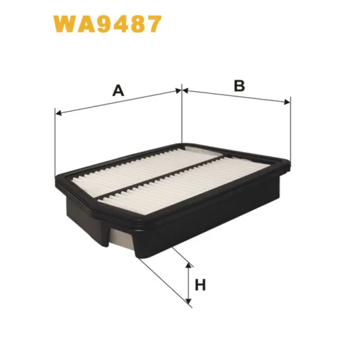 Фільтр повітря Chevrolet Europe (GM) Rezzo; Daewoo (Chevrolet) Tacuma Wix Filters (WA9487)