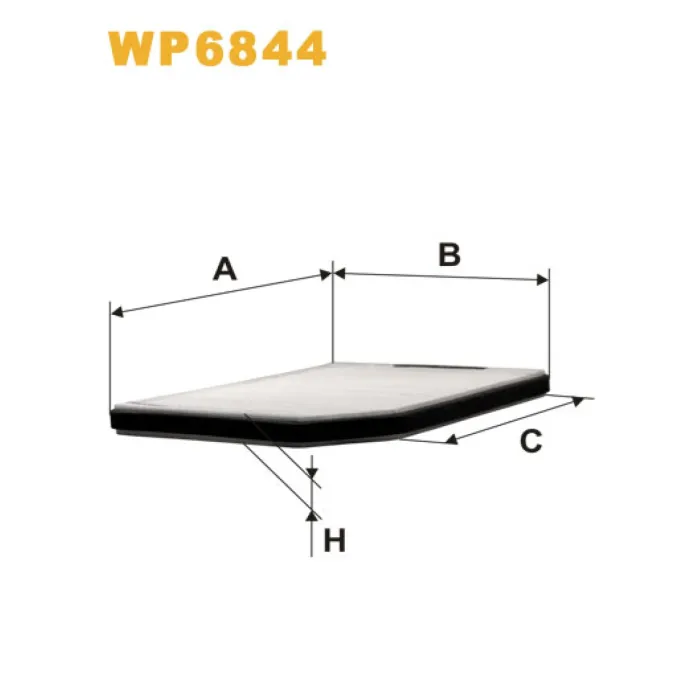 Фільтр салона Renault Laguna I Wix Filters (WP6844)