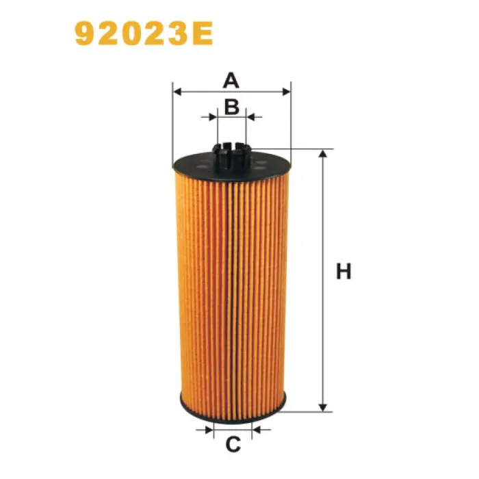 Фільтр оливи M.A.N. 19T, 23T, 24T, 26T, 27T, 32T, 33T, 35T, 40T, 41T, F2000/F2000 Evol Wix Filters (92023E)