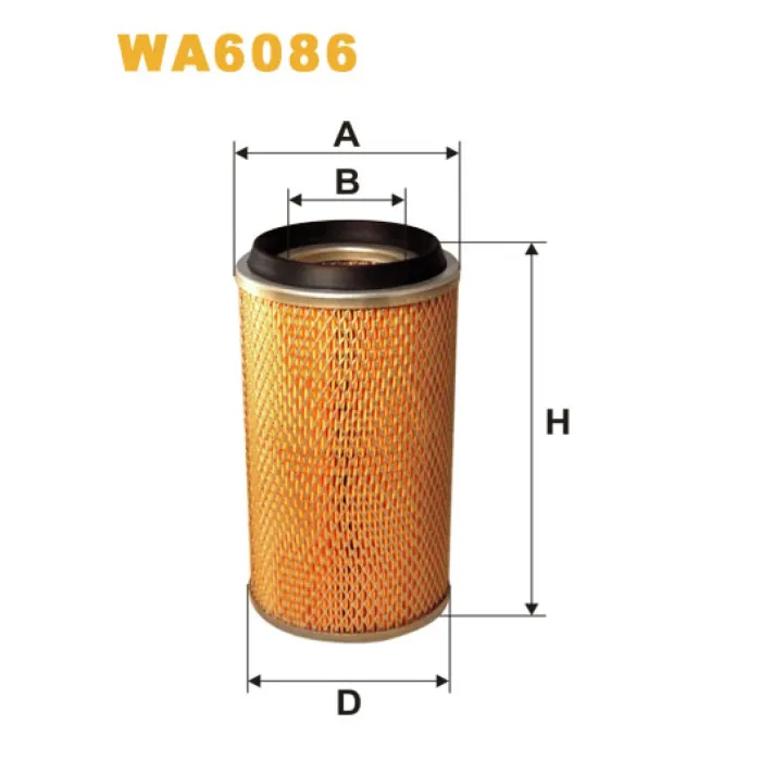 Фільтр повітря Volkswagen LT 28, LT 31, LT 35, LT 40, LT 45 Wix Filters (WA6086)