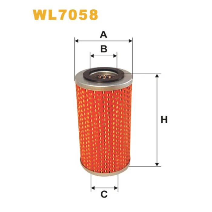 Фільтр оливи Citroen; Leyland; Renault (RVI); Sava; Alsthom; Armourweld; Aveling Barfo Wix Filters (WL7058)