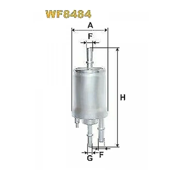 Фільтр паливний WIX FILTERS Seat, VW (WF8484)