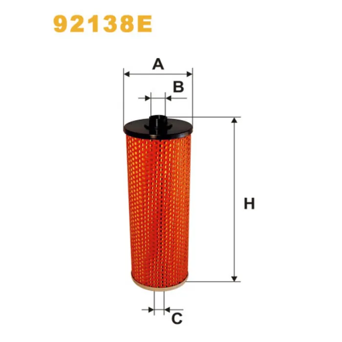 Фільтр оливи Autosan; Jelcz; Kamaz; Star; FMZ Plock; Bumar; Fadroma Wroclaw; FMB Famab Wix Filters (92138E)