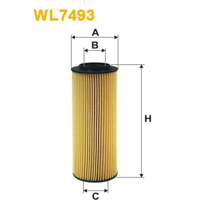 Фільтр оливи Hyundai ix55 3.0CRDI Wix Filters (WL7493)