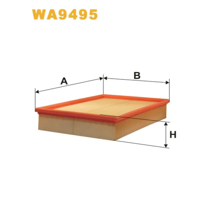 Фільтр повітря Landrover Discovery III, Discovery IV, Range Rover III, Range Rover S Wix Filters (WA9495)