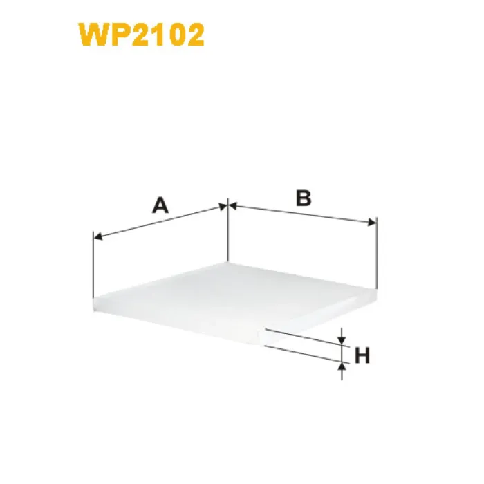 Фільтр повітря Hyundai Solaris; Kia Rio III Wix Filters (WP2102)
