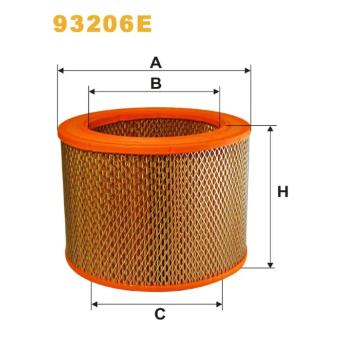 Фільтр повітря Kraus-Maffei KMS Wix Filters (93206E)