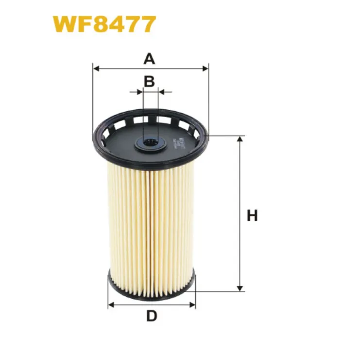 Фільтр паливний WIX FILTERS Audi, Seat, Skoda, Volkswagen (WF8477)