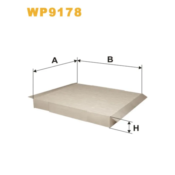 Фільтр салона Opel Meriva A; Vauxhall Meriva A Wix Filters (WP9178)