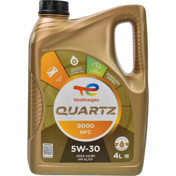 Олива моторна TOTAL Quartz 9000 NFC 5W-30 4 л (216627)