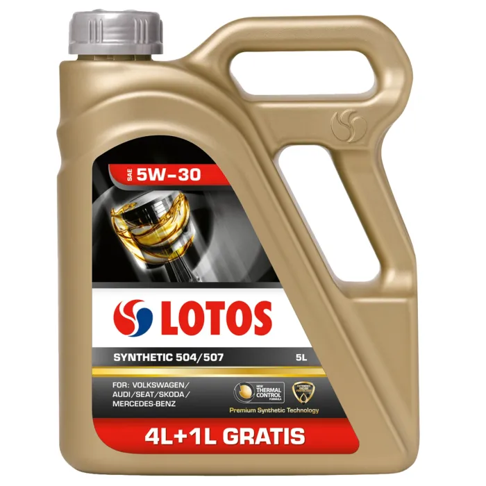 Олива моторна LOTOS Synthetic 504/507 5W-30 5 л (WF-K504E10-0H1)