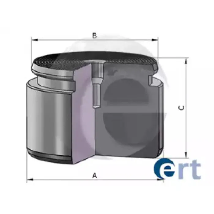 Ремкомплект гальмівного поршня супорта ERT (151367-C)