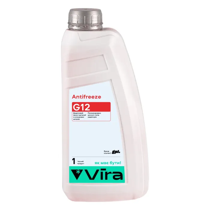Рідина охолоджуюча VIRA -40 °C G12 червона 1 кг (VI0040)
