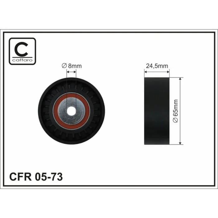 Ролик обвідний CAFFARO (05-73)