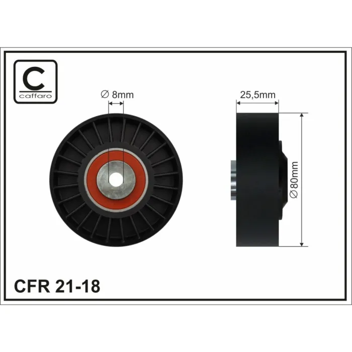 Ролик натяжний CAFFARO (21-18)