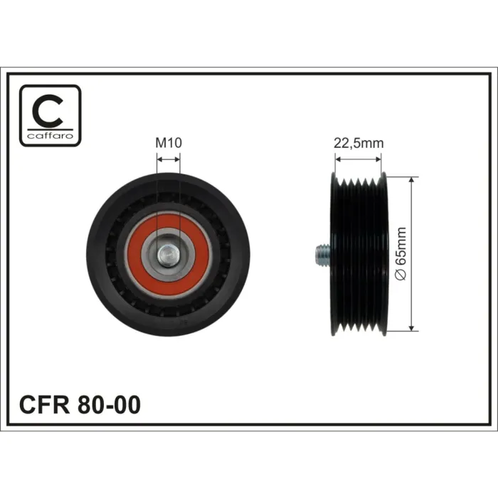 Ролик обвідний CAFFARO (80-00)