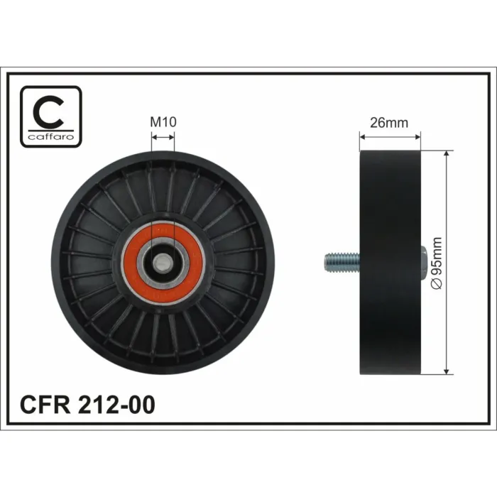 Ролик обвідний CAFFARO (212-00)