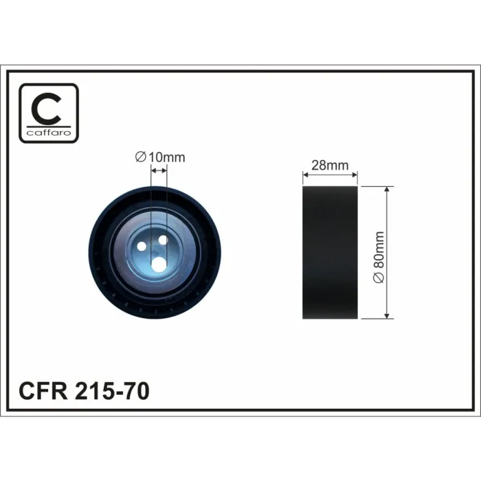 Ролик натяжний CAFFARO (215-70)