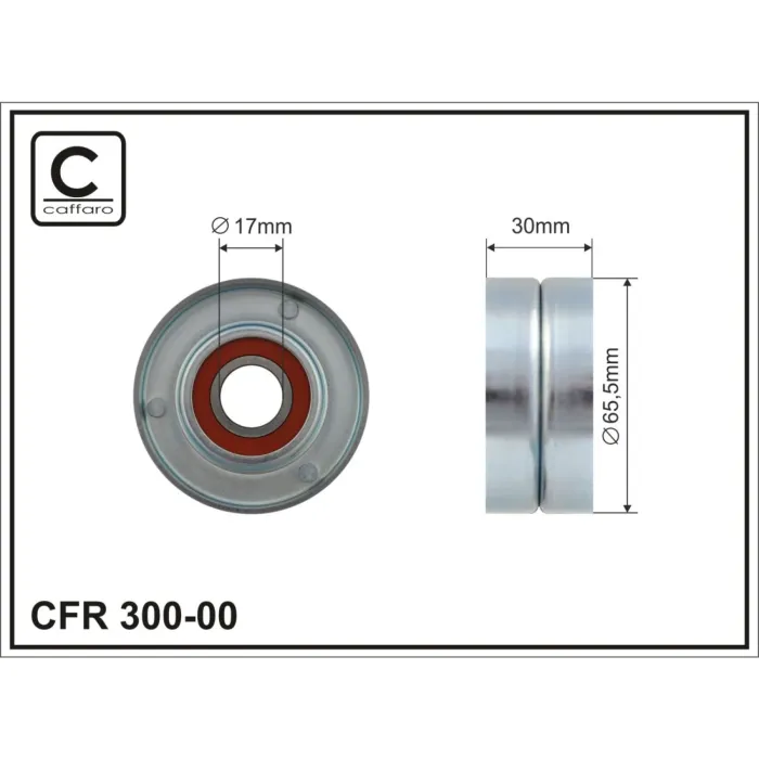 Ролик натяжний CAFFARO (300-00)