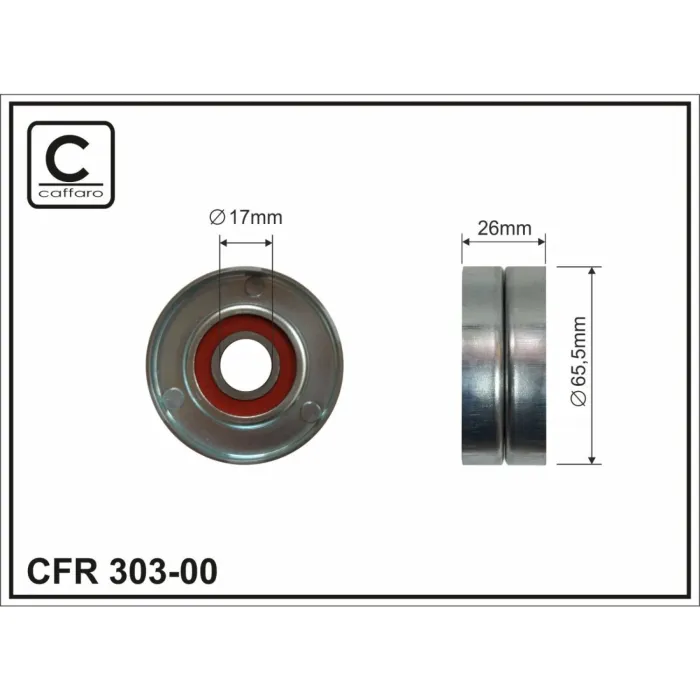 Ролик натяжний CAFFARO (303-00)