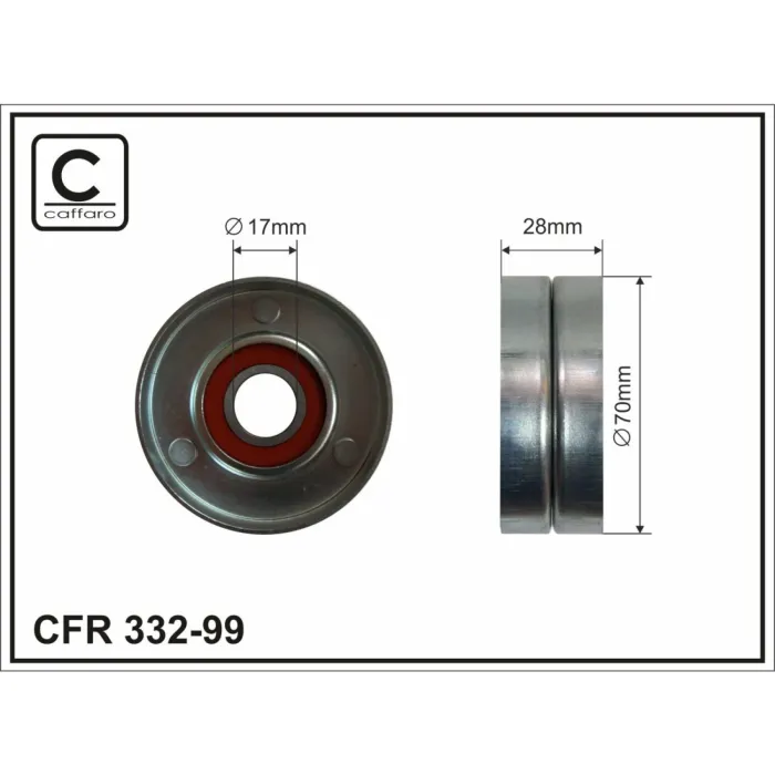 Ролик натяжний CAFFARO (332-99)