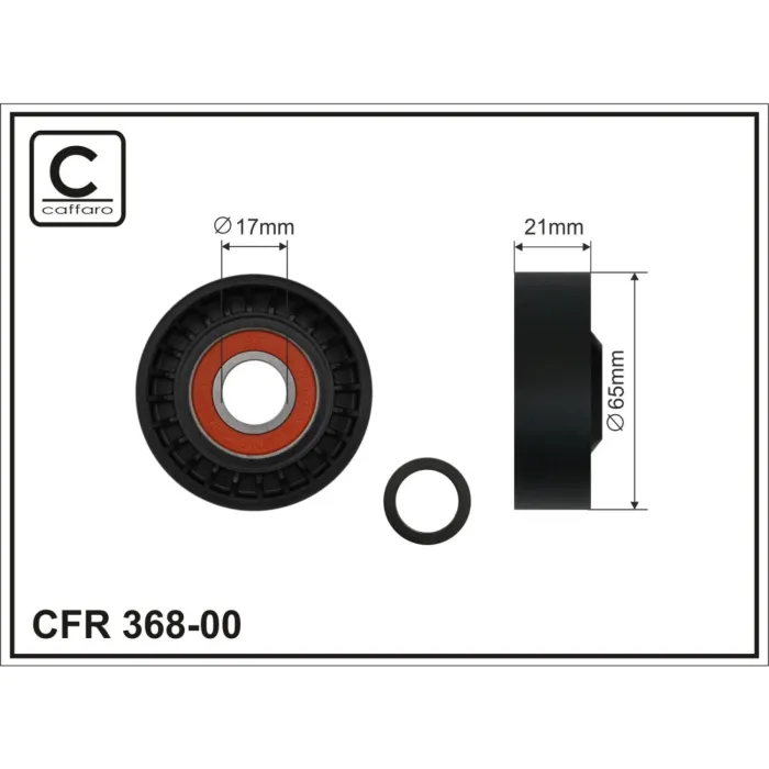 Ролик натяжний CAFFARO (368-00)