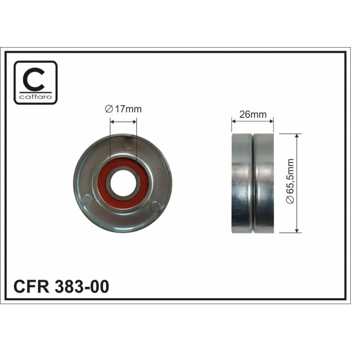 Ролик натяжний CAFFARO (383-00)