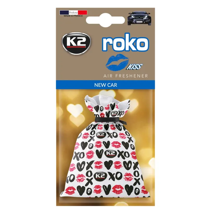 Ароматизатор для салону авто K2 Roko Kiss "Нове авто" 25 г (V812K)