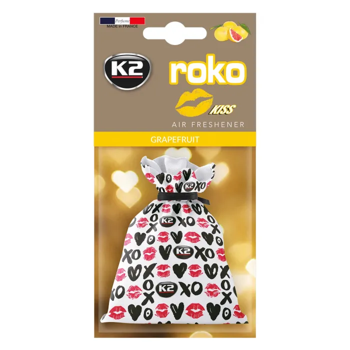 Ароматизатор для салону авто K2 Roko Kiss "Грейпфрут" 25 г (V824K)