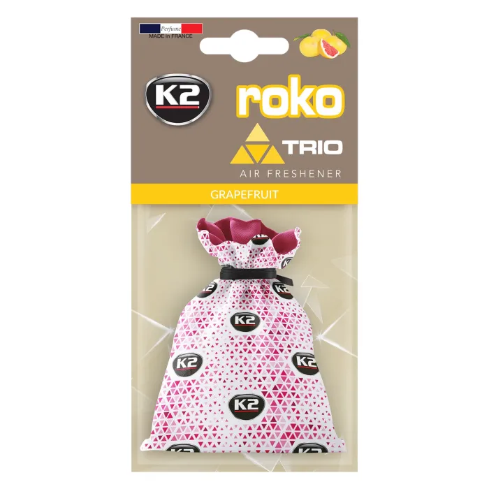 Ароматизатор для салону авто K2 Roko Trio "Грейпфрут" 25 г (V824T)