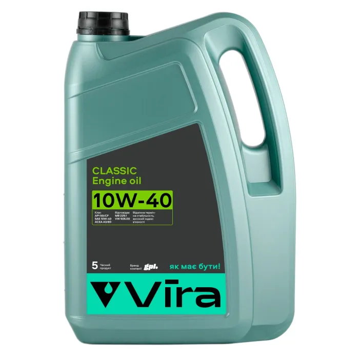 Олива моторна VIRA Classic 10W-40 5 л (VI0314)