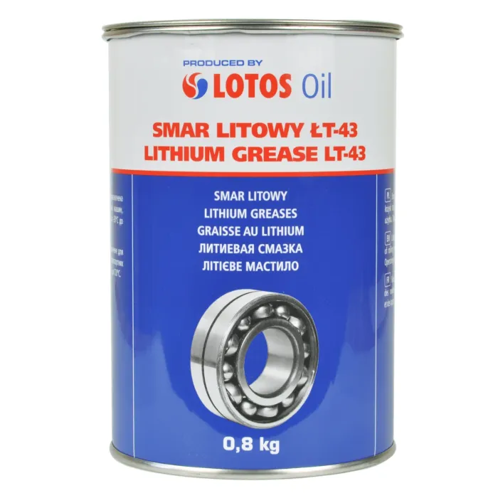 Мастило для підшипників LOTOS Lithium LT-43 пластичне літієве зелене 0,8 кг (WR-8P04830-000)