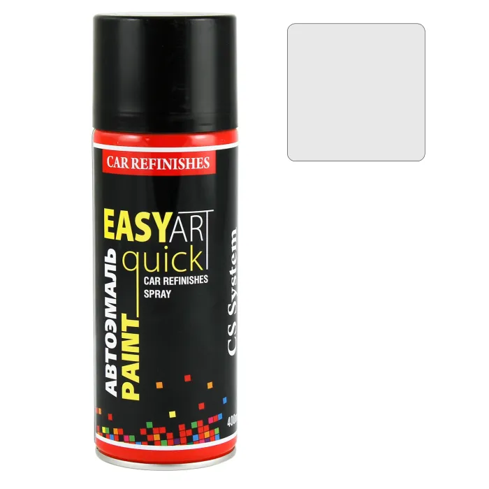 Емаль автомобільна CS SYSTEM Easy Art Quick Paint 233 Біла глянцева аерозоль 400 мл