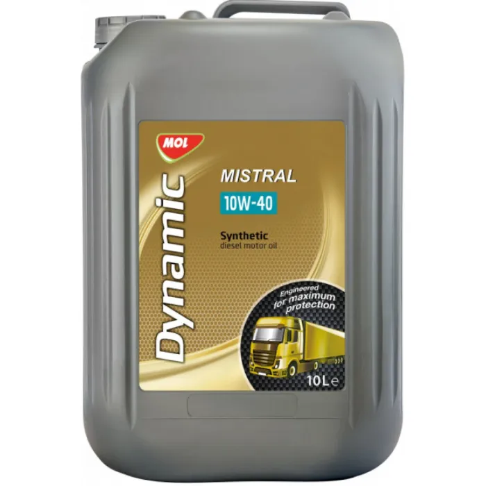 Олива моторна MOL Dynamic Mistral 10W-40 10 л (13301120)