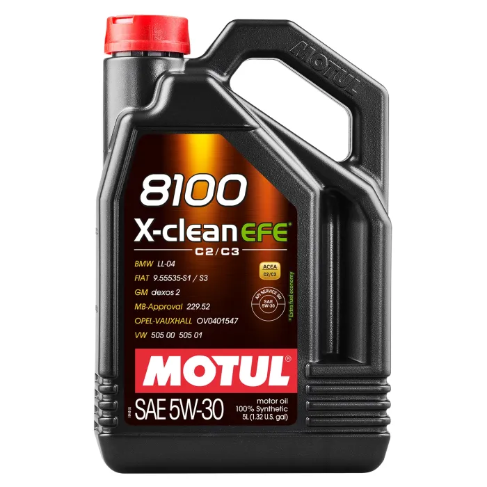 Олива моторна MOTUL 8100 X-сlean EFE 5W-30 5 л (109471)