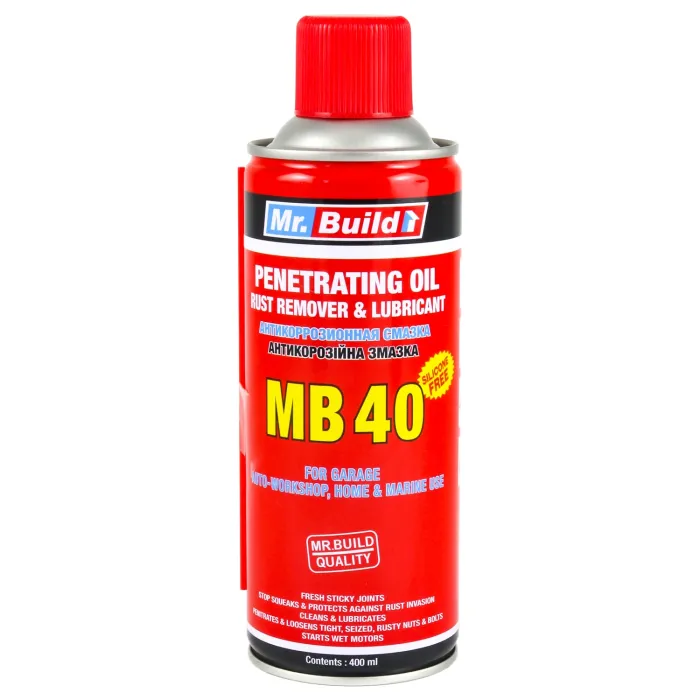 Мастило універсальне Mr. Build MB40 рідке синтетичне прозоре аерозоль 400 мл (MBMB41)