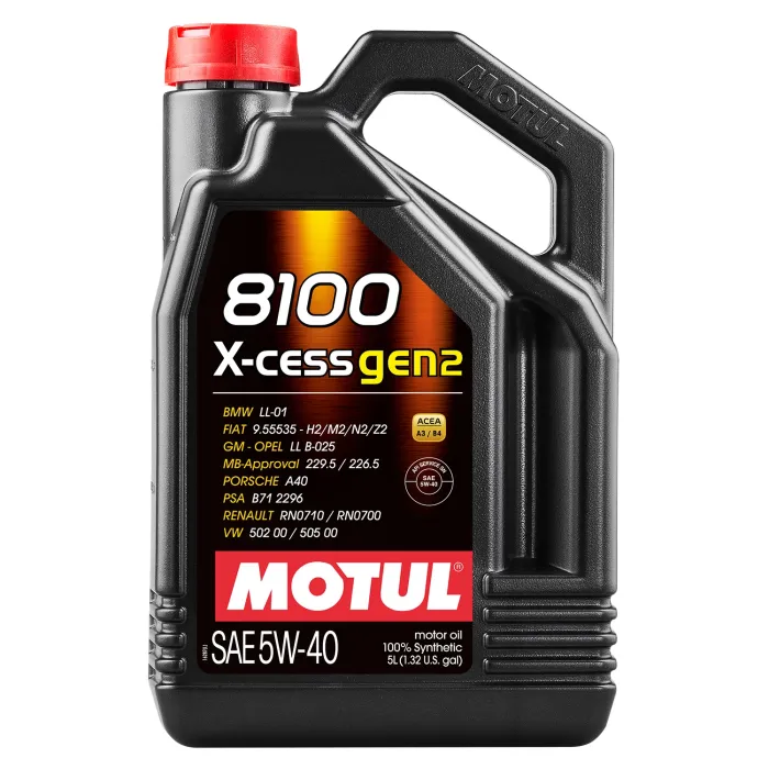 Олива моторна MOTUL 8100 X-clean gen2 5W-40 5 л (102870)