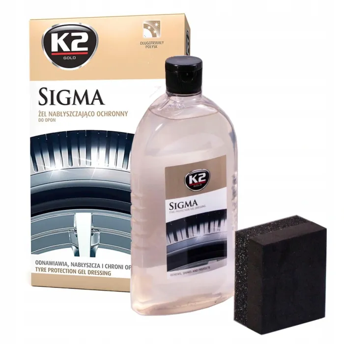 Гель для полірування та догляду за шинами K2 Sigma безбарвний 500 мл (G1571)