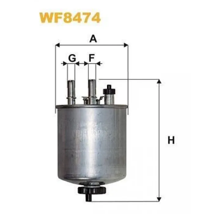 Фільтр паливний WIX FILTERS Renault (WF8474)