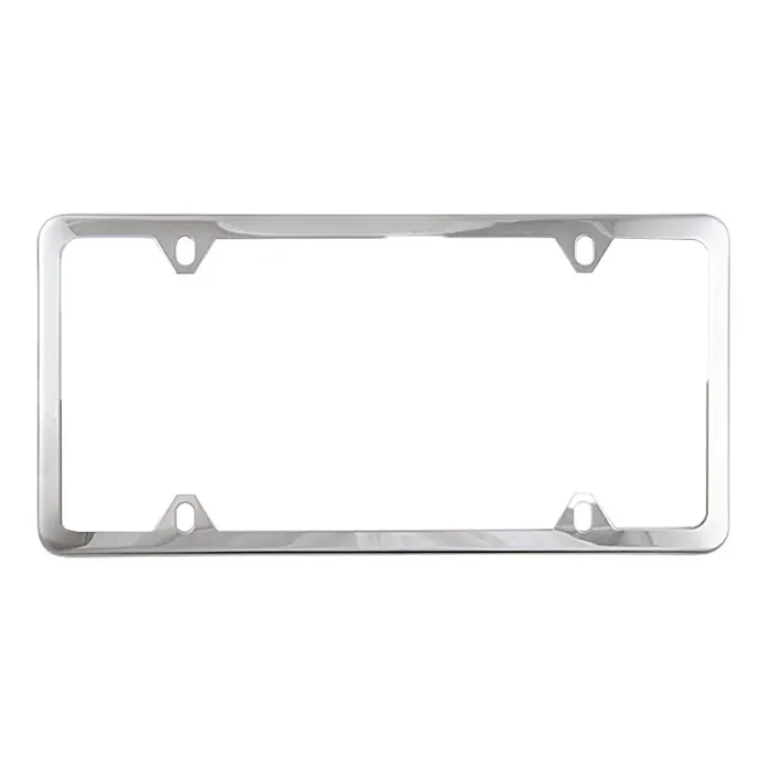 Рамка номера Elegant квадратна нержавіюча сталь срібляста (EL 100 605)