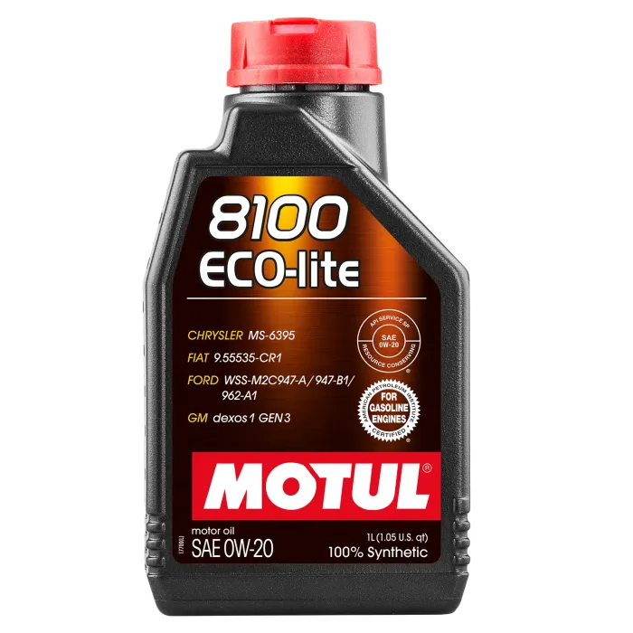 Олива моторна MOTUL 8100 ECO-Lite 0W-20 1 л (108534)